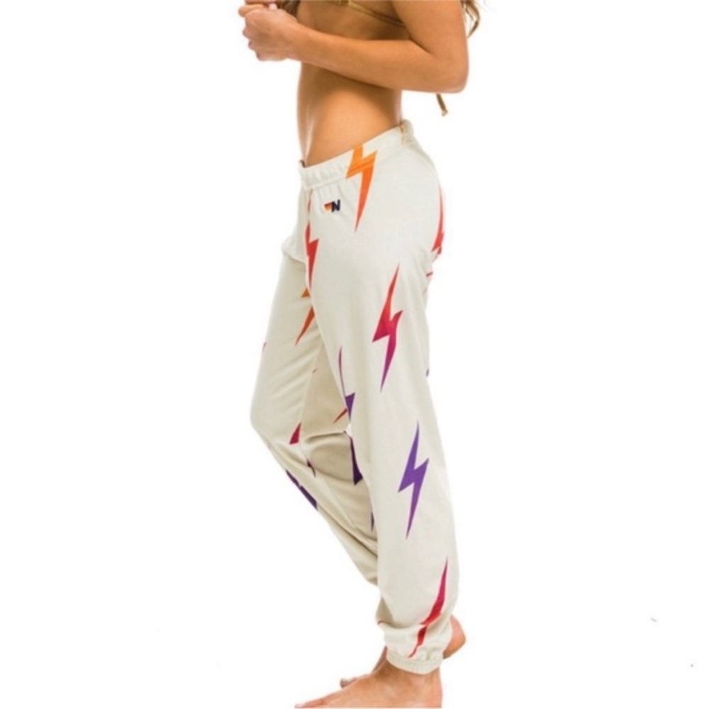 Aviator Nation Velvet Bolt Repeat Sweatpants